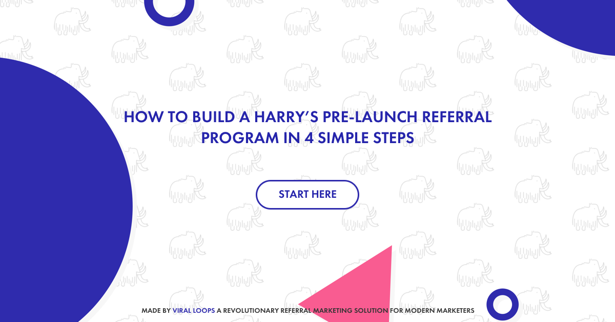How Harry's gathered 100K emails in a single week with a milestone